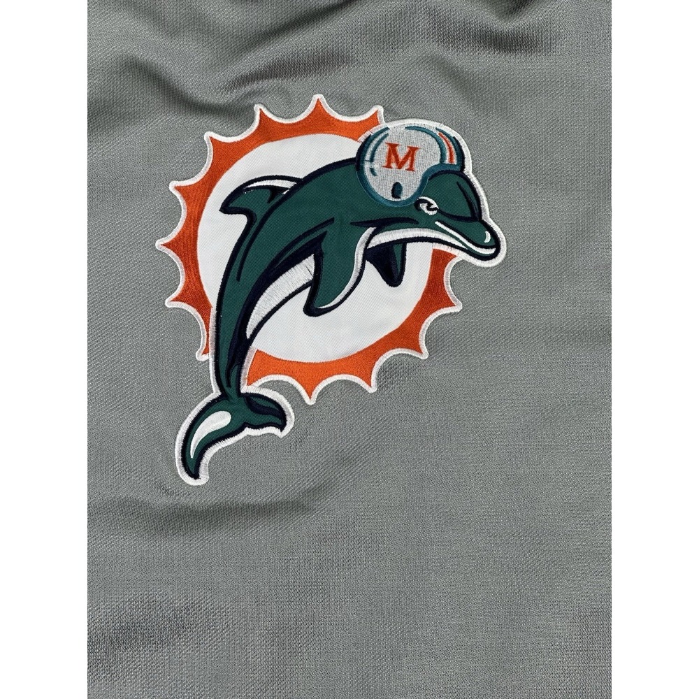 Reebok Miami Dolphins Hooded Sweatshirt Mens M NFL Team Apparel Pullover Hoodie - Picture 6 of 6